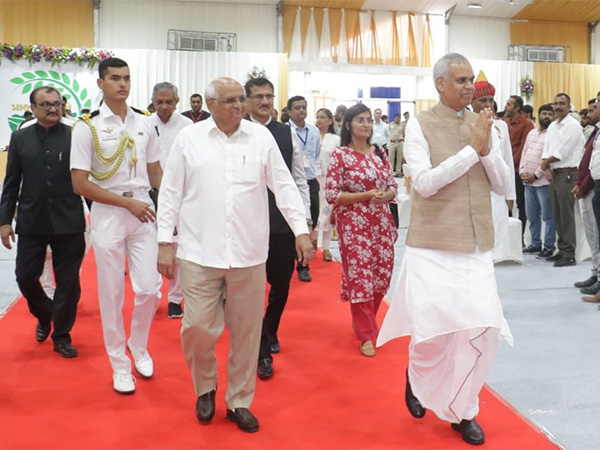 Gujarat Governor Acharya Devrat chairs at-home program on eve of 79th Independence Day (Photo/ANI) 