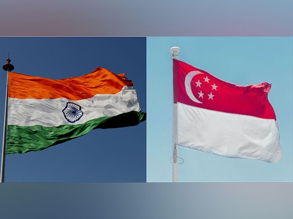 India and Singapore national flags (File Photo)