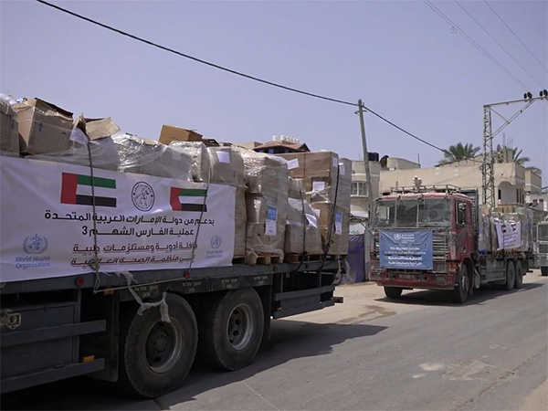    Operation Chivalrous Knight 3 delivers medicines, medical supplies to support Gaza’s health sector (Photo/WAM) 