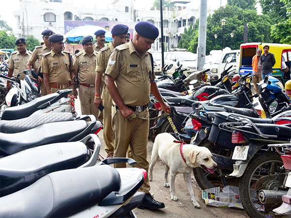 Security beefed up in Prayagraj ahead of Independence Day (Photo/ANI) 