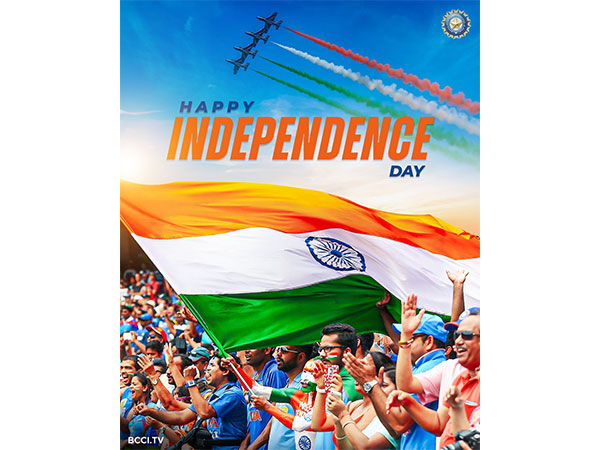 BCCI also extended Independence wishes to the fans. (Photo: @BCCI X)