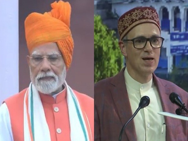 Prime Minister Narendra Modi (Left), Jammu & Kashmir CM Omar Abdullah (Right) (Photo/ANI)