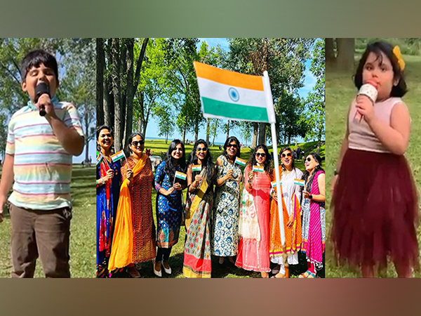 People celebrating Independence Day in Boston City in Massachusetts (Photo\ANI)