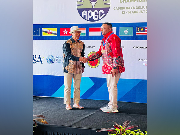 Varoon Parmar after finishing fifth in APGC Mid-Amateur Championship (Image: IGU media)