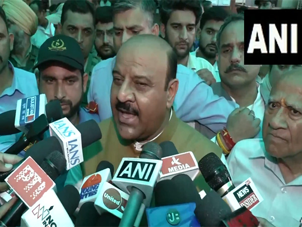 Jammu and Kashmir Deputy Chief Minister Surinder Choudhary (Photo/ANI)