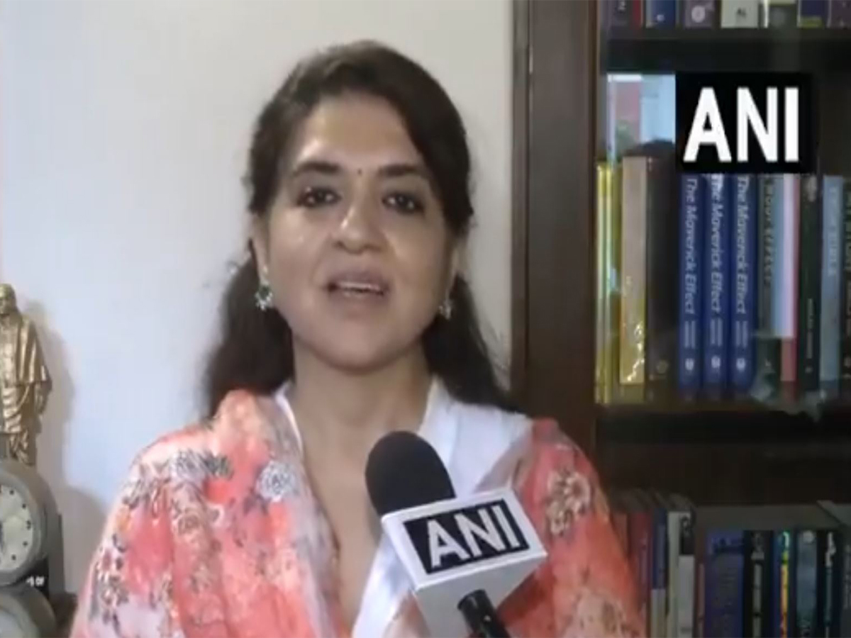 Shiv Sena leader Shaina NC (Photo/ANI) 