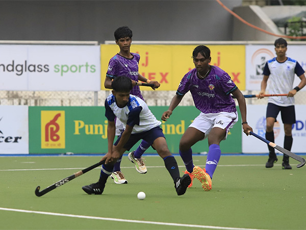 Players in action during their Junior Men National Championship 2025 game (Photo: Hockey India) 