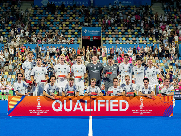 Germany team after qualifying for Hockey World Cup 2026 (Image: FIH media)