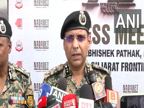 Gujarat BSF Inspector General (IG) Abhishek Pathak (Photo/ANI)