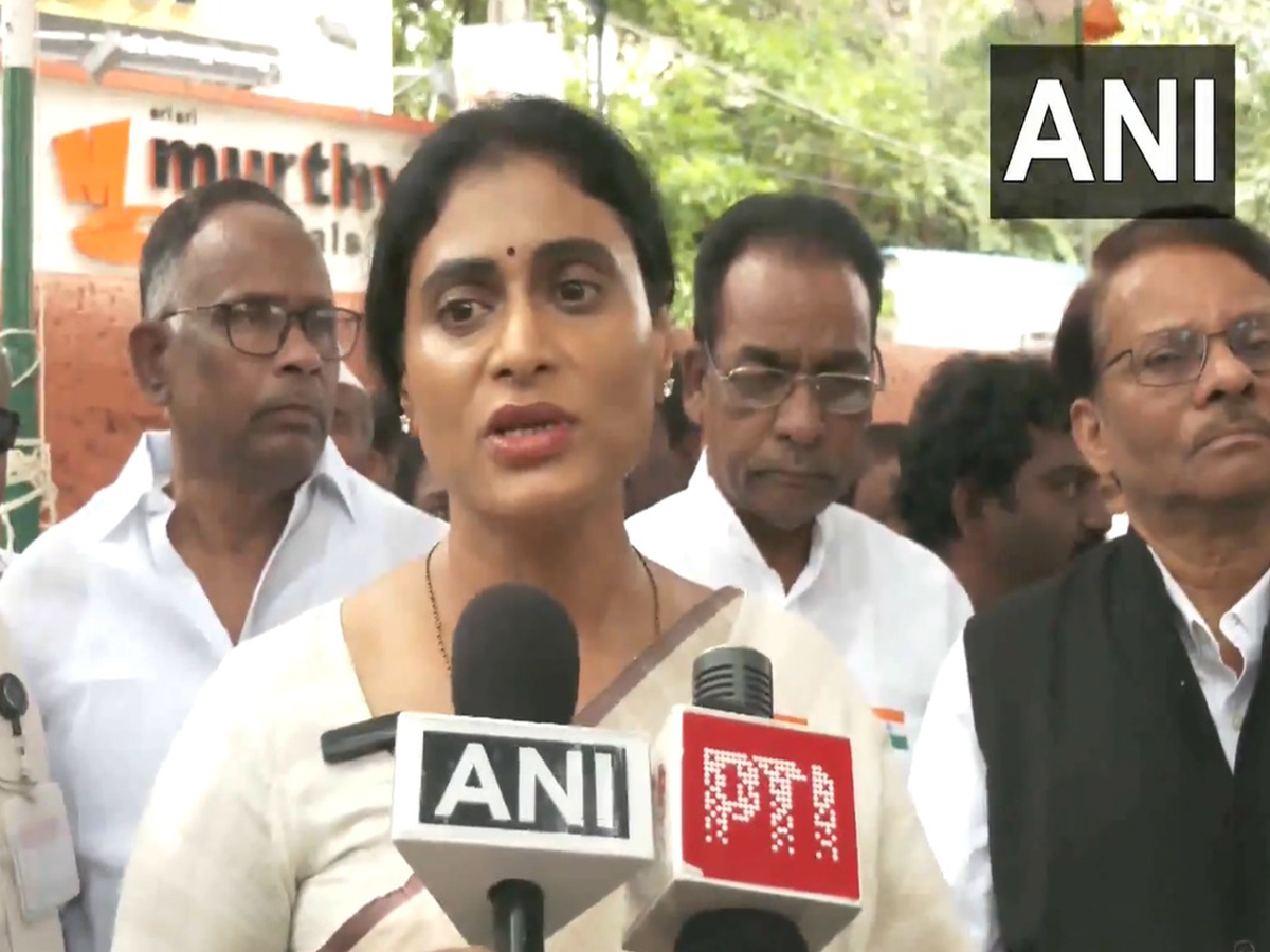 Andhra Pradesh Congress President YS Sharmila (Photo/ANI)
