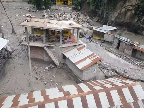 Several houses damaged due to flash floods in Rampur, Shimla (PhotoANI)
