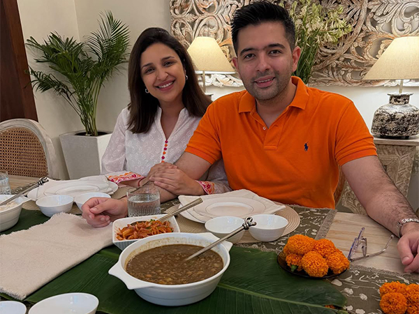 Parineeti Chopra and Raghav Chadha (Image source: Instagram/@parineetichopra)