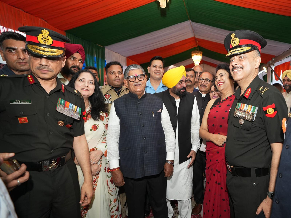 Punjab Governor Kataria at ‘At home’ reception at Punjab Raj Bhavan (Photo/ANI) 