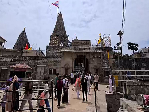 Visuals from Dwarkadhish temple. (PhotoANI)