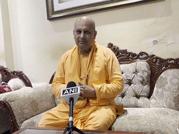 Charu Chandra Das Brahmachari, General Secretary of ISKCON Bangladesh (Photo/ANI) 