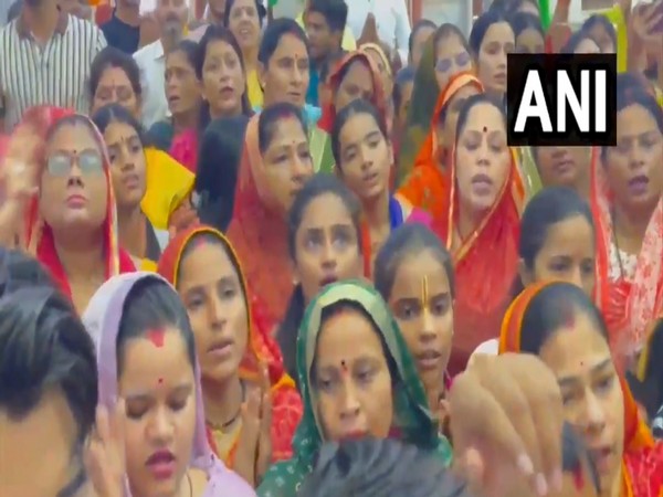 Visuals from Prem Prateek Mandir at Madhya Pradesh (Photo/ANI)