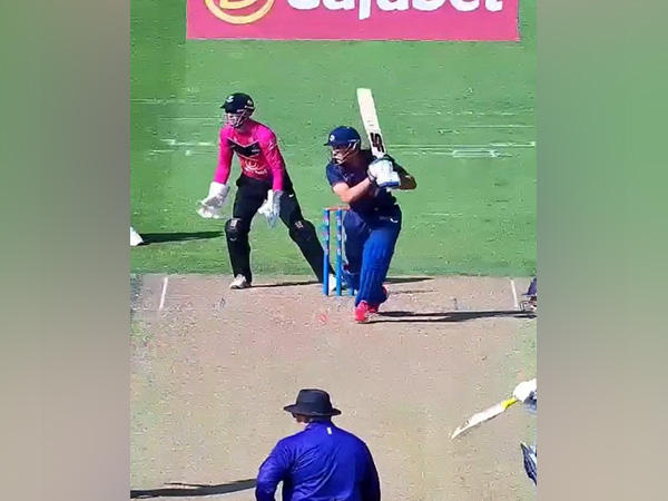 Harry Singh in action (Photo: @lancscricket/X) 