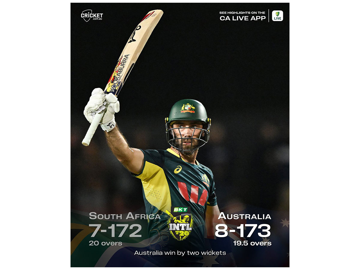 Australian batter Glenn Maxwell (Photo: X/@cricketcomau)