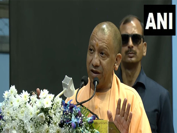 UP CM Yogi Adityanath attended tribute meeting organized on the occasion of death anniversary of Former PM Atal Bihari Vajpayee. (Photo/ANI)