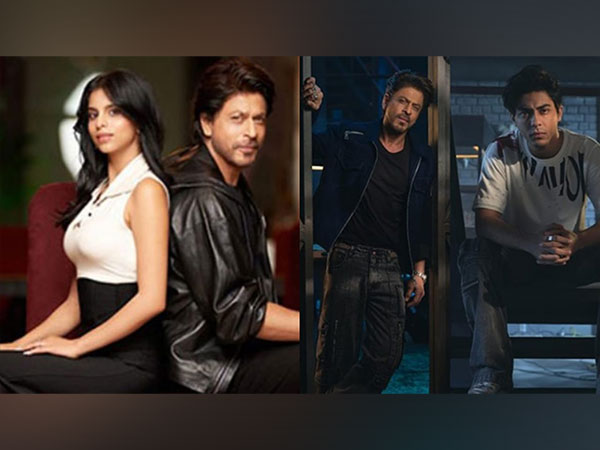 Suhana Khan, SRK, Aaryan Khan (Photo/ANI)