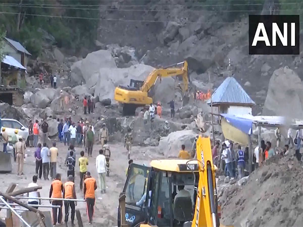 Rescue and relief operations continue in Kishtwar district (Photo/ANI)