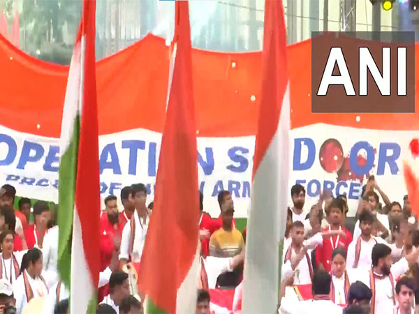 Visuals from the Dahi Handi celebrations in Pune (Photo/ANI)