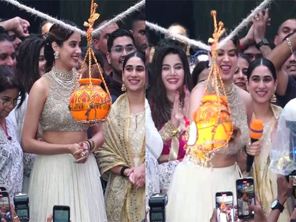 Janhvi Kapoor celebrates Janmashtami 2025 (Photo/ANI)