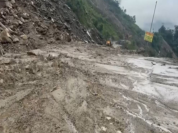 Visuals from Chandigarh- Manali National Highway in Mandi  (File Photo/ANI)