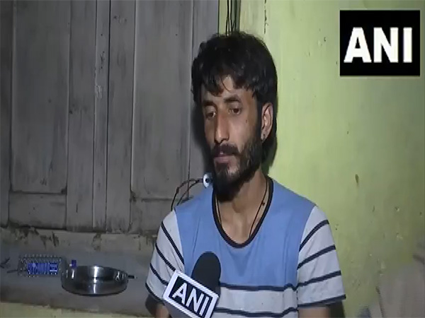 Pawan Kumar, the son of the missing person, Somnath (Photo/ANI)