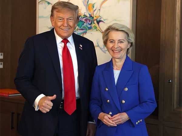 US President Donald Trump with European Commission President Ursula von der Leyen (Photo/X@vonderleyen)