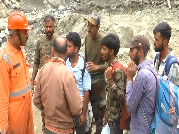 Visual from rescue operation in Kishtwar (Photo/ANI)