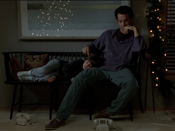 Tom Hanks and Ross Malinger in Sleepless in Seattle (Photo/X)