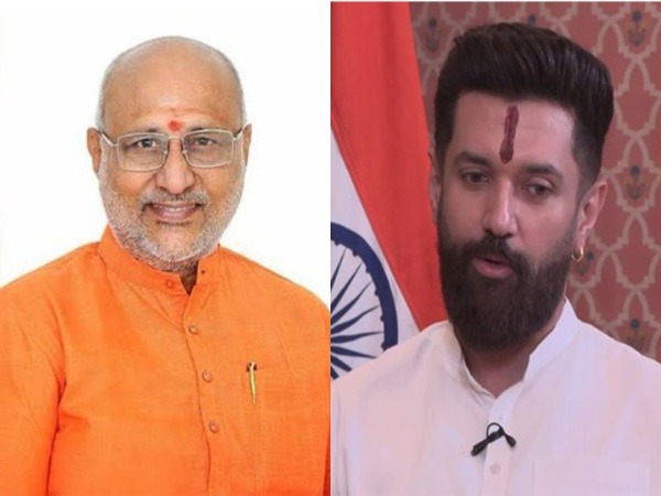Chirag Paswan congratulates CP Radhakrishnan on being named NDA's VP candidate (Photo/ANI)