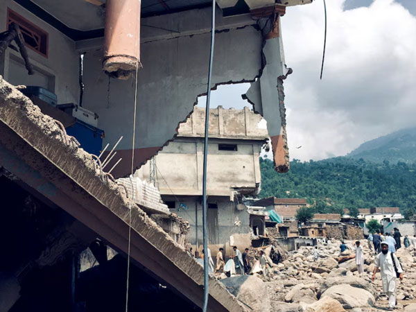 Damaged houses due to monsoon havoc in Pakistan (Image/Reuters)