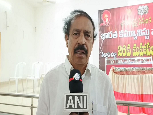 CPI leader Ramakrishna. (Photo/ANI)