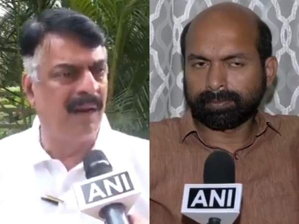 Jharkhand Congress’s Rajesh Thakur and CPI(M)’s V Sivadasan (Photo/ANI)
