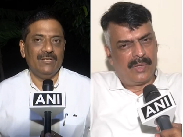 JD(U) MP Sanjay Jha and Congress leader Rajesh Thakur (Photo/ANI)