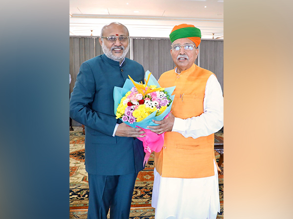 Union Minister Arjun Ram Meghwal with CP Radhakrishnan (Photo/ @arjunrammeghwal)
