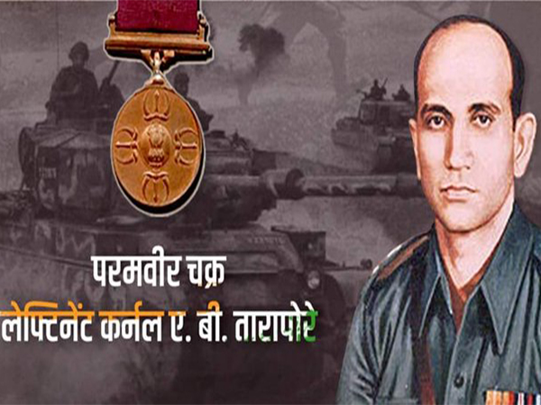  Param Vir Chakra recipient Lieutenant Colonel Ardeshir Burzorji Tarapore (Photo/@Gen_VKSingh)