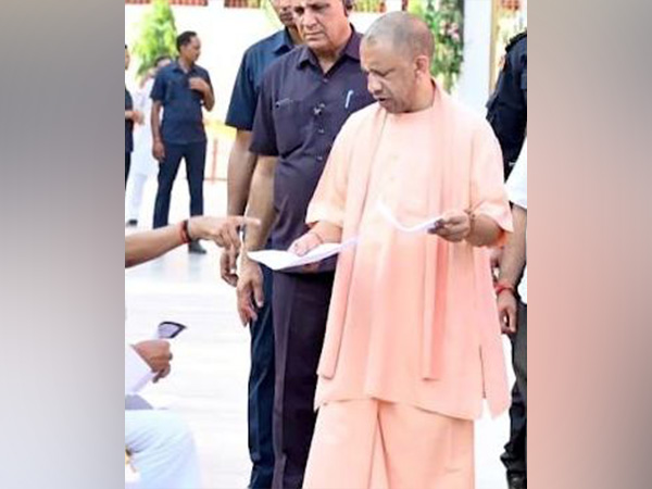 UP CM Yogi listens to public grievances in Gorakhpur (Photo/X:@CMOfficeUP)