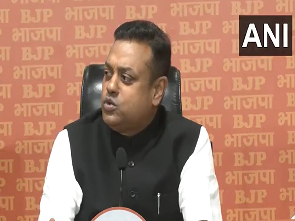 BJP leader Sambit Patra addresses the mediapersons. (Photo/ANI)