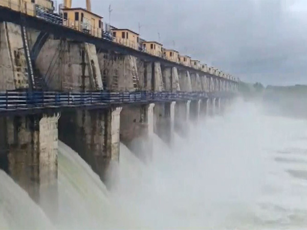 Maharashtra: All 19 gates of Khadakpurna dam, 9 gates of Pentakali dam opens in Buldhana district. (PhotoANI)