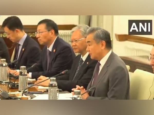 Chinese Foreign Minister Wang Yi meets External Affairs Minister S. Jaishankar in New Delhi (Photo/ANI)