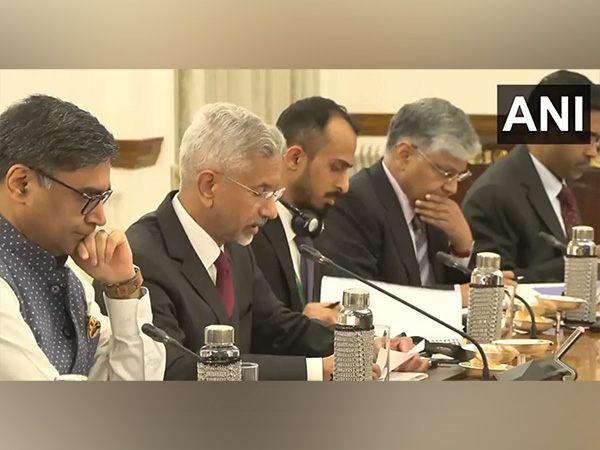 External Affairs Minister S Jaishankar during meeting with Chinese Foreign Minister Wang Yi(Photo/ANI)