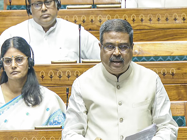 Union Minister Dharmendra Pradhan (Photo/SansadTV-ANI)