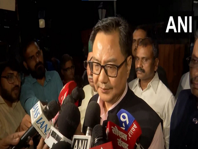 Union Parliamentary Affairs Minister Kiren Rijiju (Photo/ANI)
