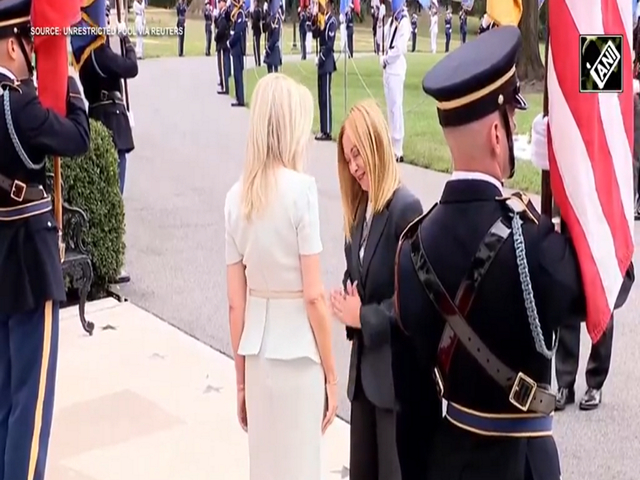 
    Italian PM Meloni greets US aide with 'namaste'
    