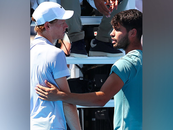 Tennis players Jannik Sinner (L) and Carlos Alcaraz (R). (Photo: Instagram/cincytennis)