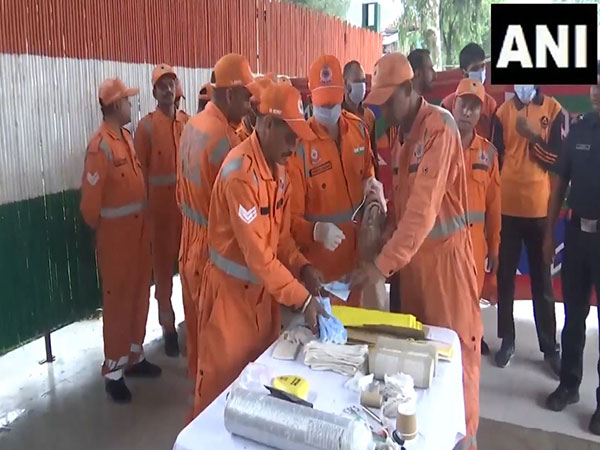 NDRF holds disaster awareness camp in Rajouri (Photo/ANI)