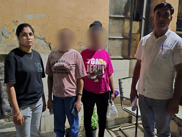 Delhi Police detain two Nigerian women for overstaying visas. (Photo/ANI)